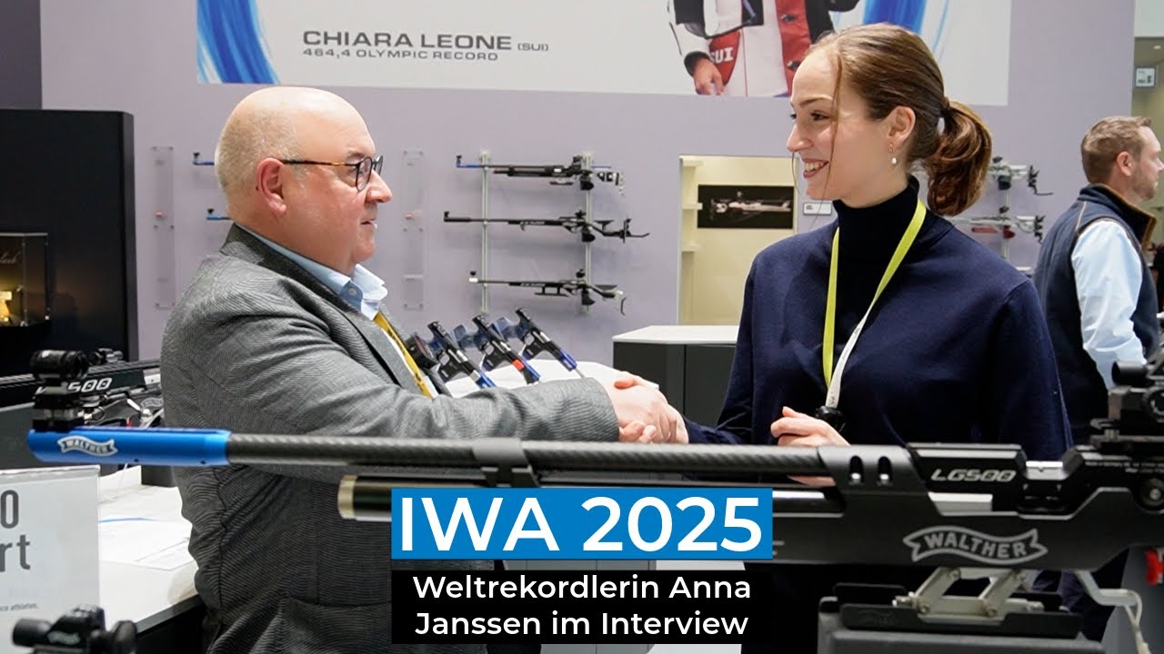 IWA 2025: Weltrekordlerin Anna Janssen im Interview – sie setzt auf Luft- und KK-Gewehre von Walther