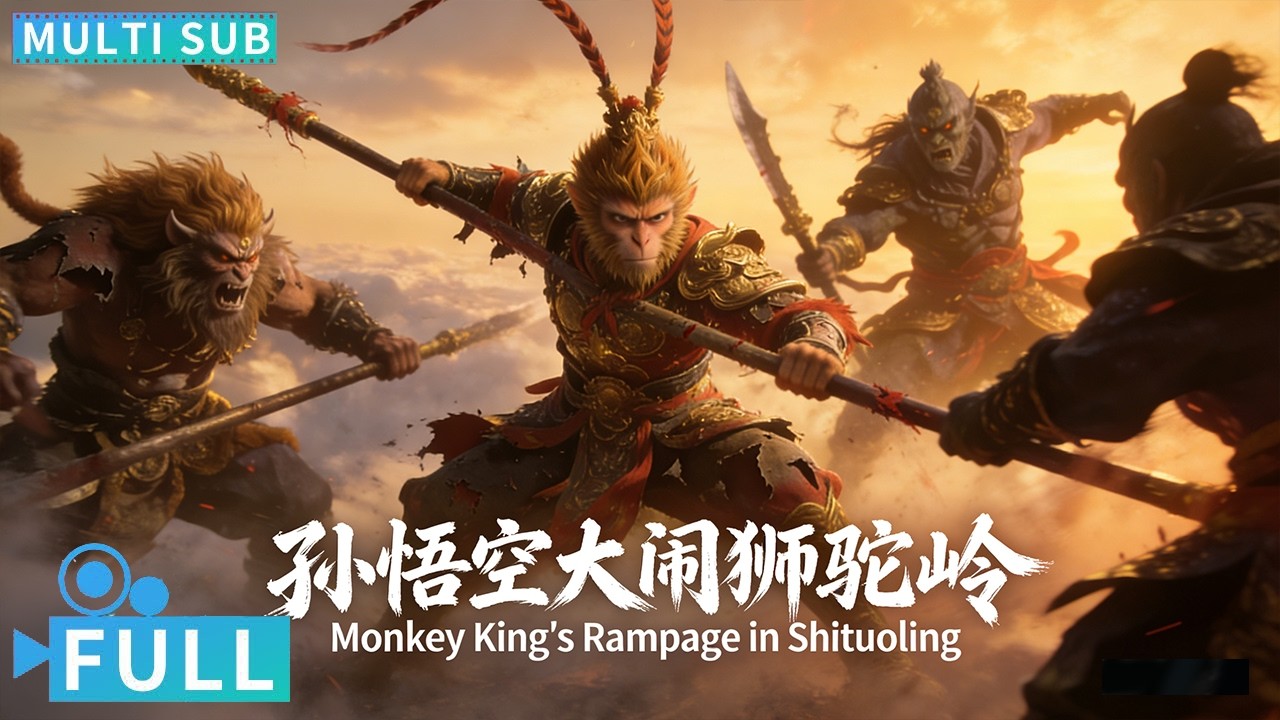 【Multi Sub】《孙悟空大闹狮驼岭 / Monkey King's Defeat 》终极对决开启，齐天大圣孙悟空大战狮驼岭三大妖王！丨#电影 #腾讯视频 #玄幻电影