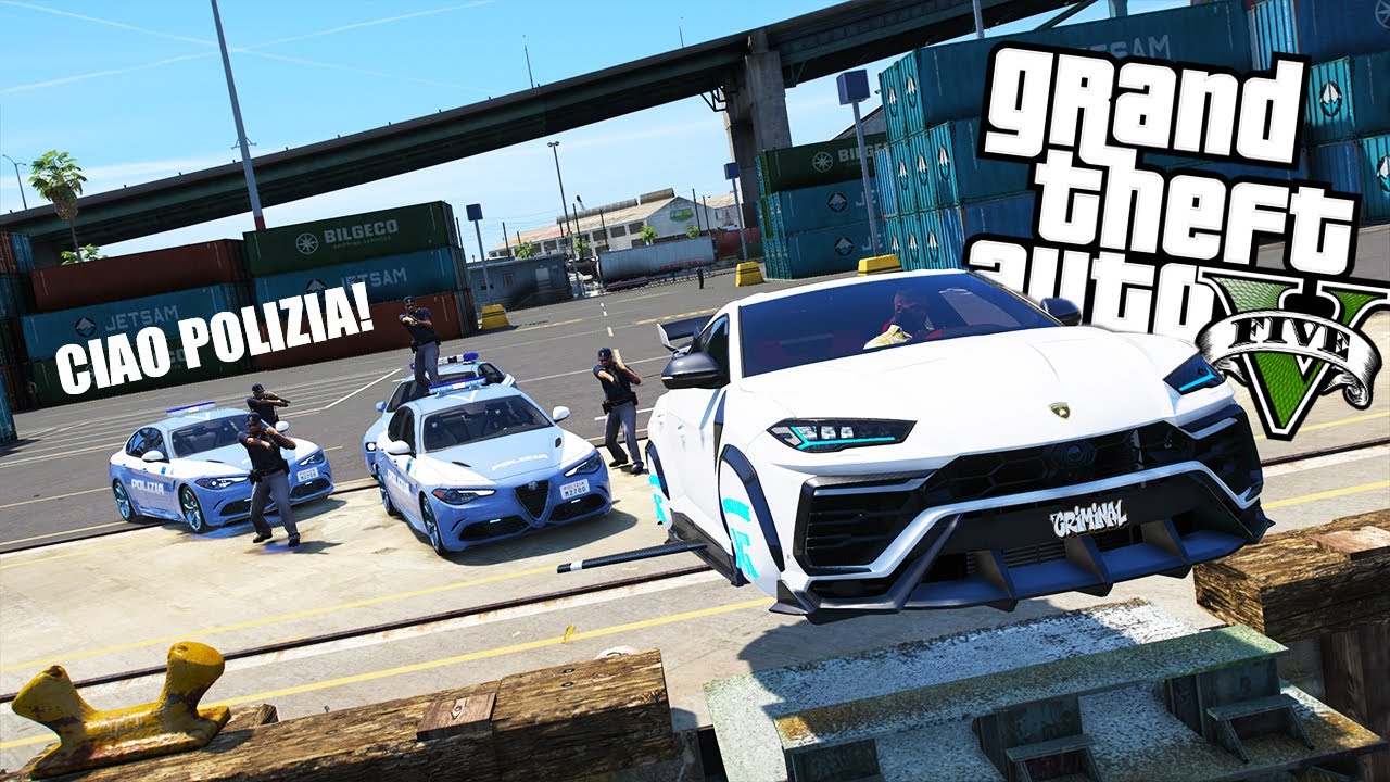 RAPINA e FUGA in LAMBO URUS SOTTOMARINO (Prima volta) |GTA 5 Mod Vita Da Gangster (8) #8