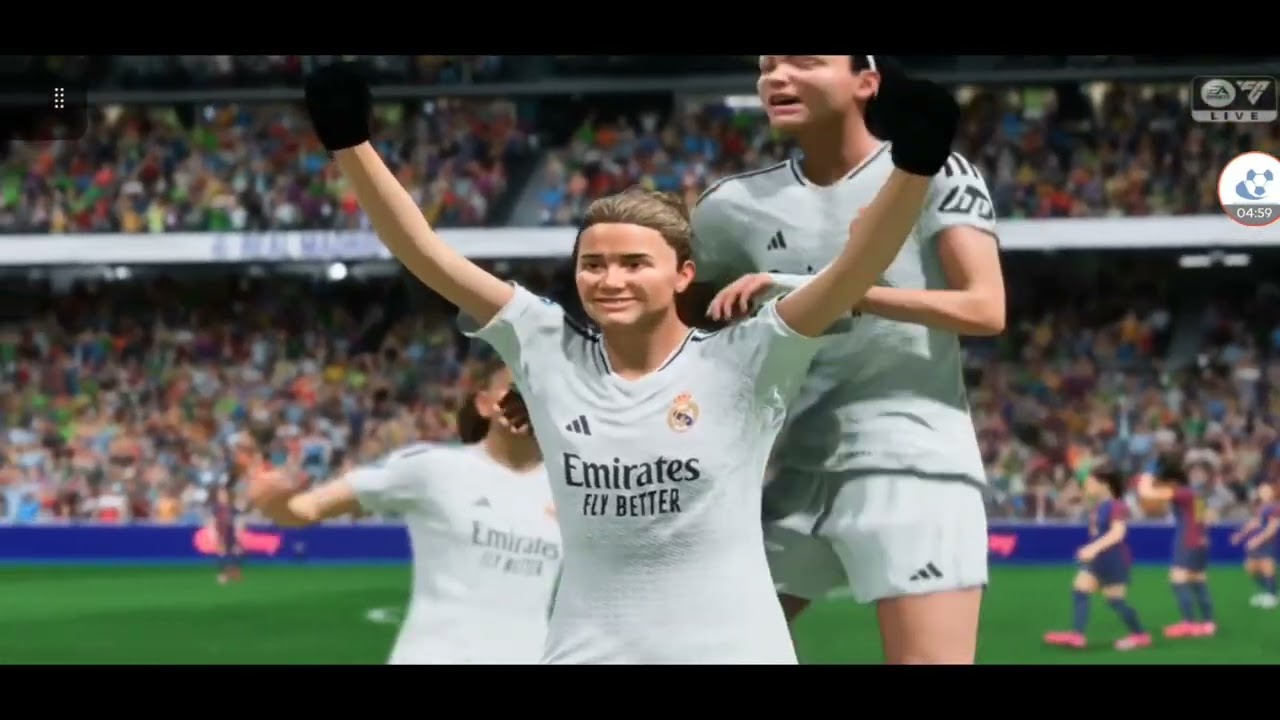 Real Madrid x Barcelona - 1ª Rodada - Liga F Moeve 27-28 #eafc25 #ligafmoeve