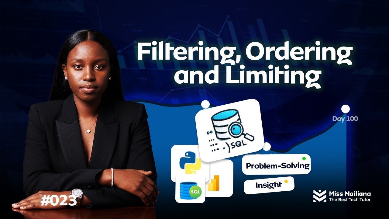 23/100 Days of Data: SQL Filtering, Ordering, and LIMIT Explained