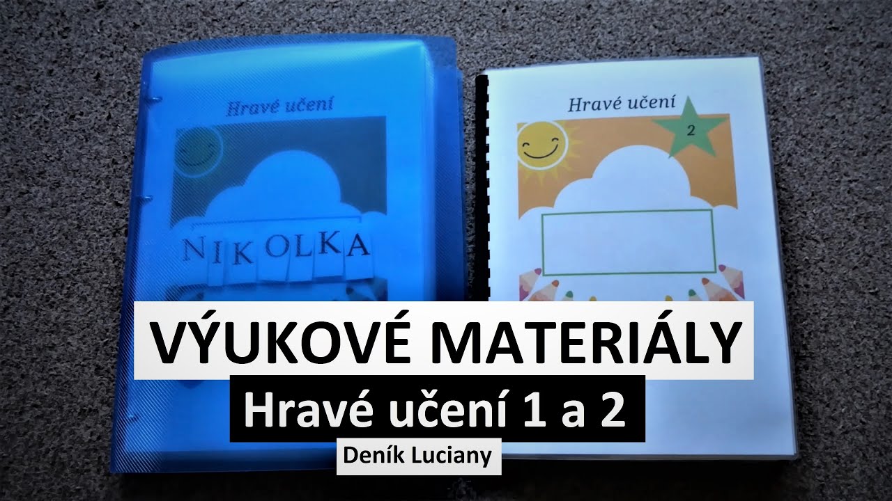 Výukové materiály - Hravé učení 1 a 2