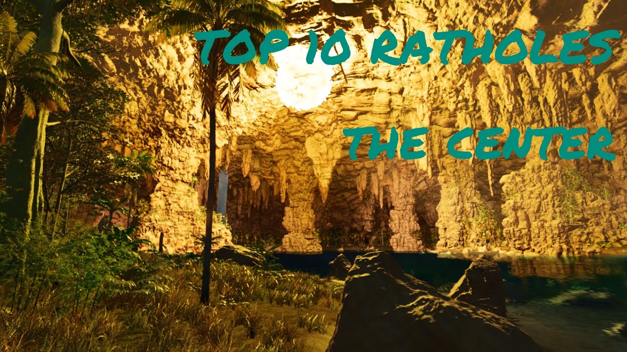 Top 10 WORKING Ratholes on The Center: Ark Survival Ascended