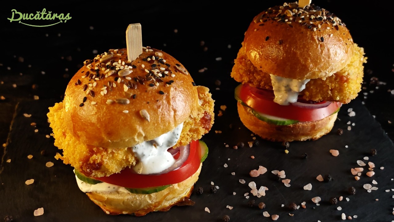 Burger cu halloumi 🍔 Mai bun ca la fast-food
