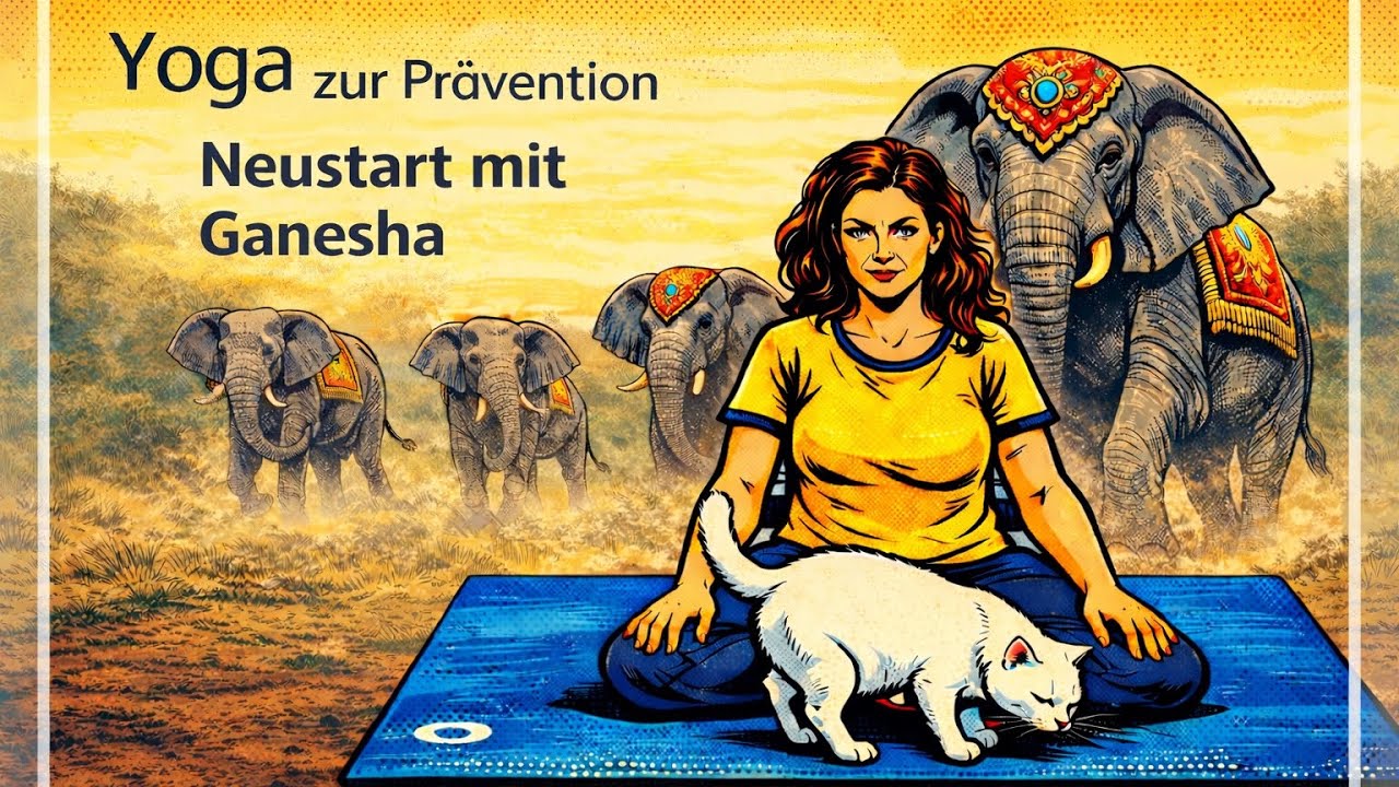 Ziele erreichen 📍mit der Kraft von Ganesha & Yoga 🎯 Vorhaben anpacken  🚀Januar KKK 1/10 