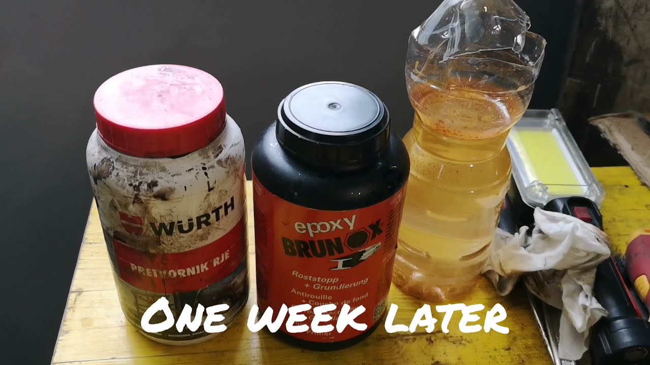 Do rust converters work? Wurth rust converter vs Brunox epoxy rust converter