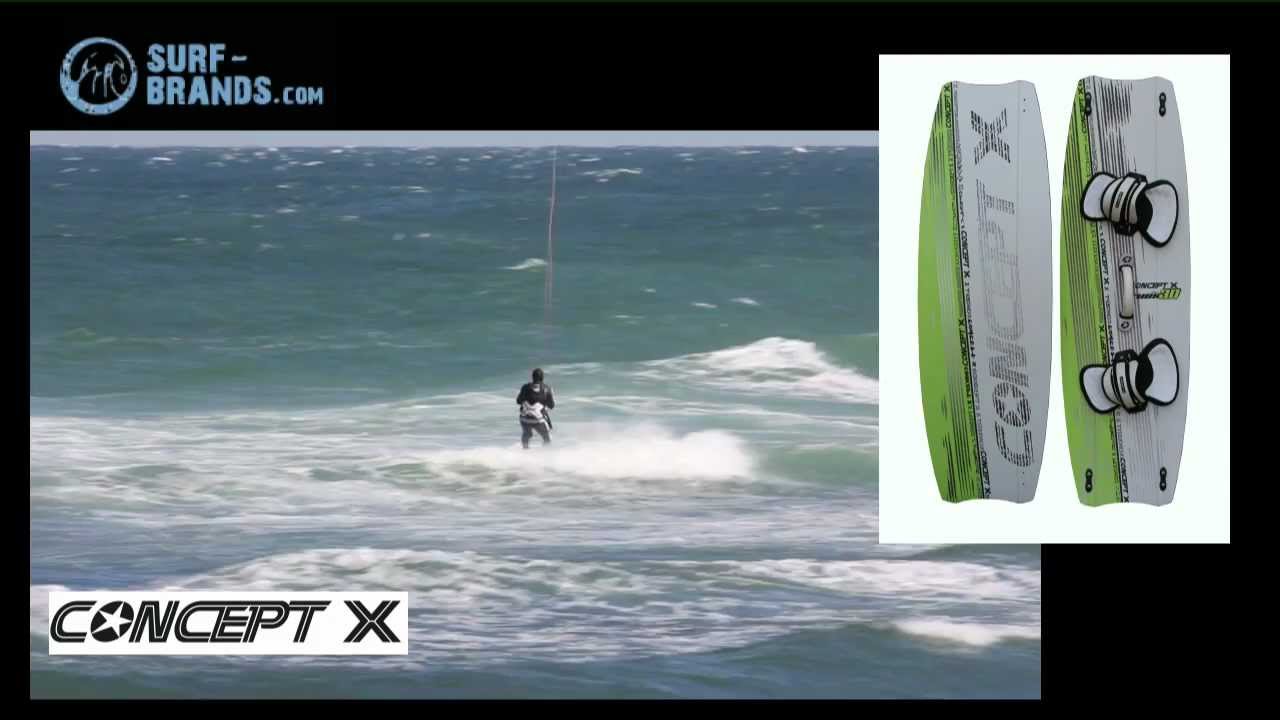 Kiteboard CONCEPT X RUSH 3D - Wave, Freeride Kitesurfen