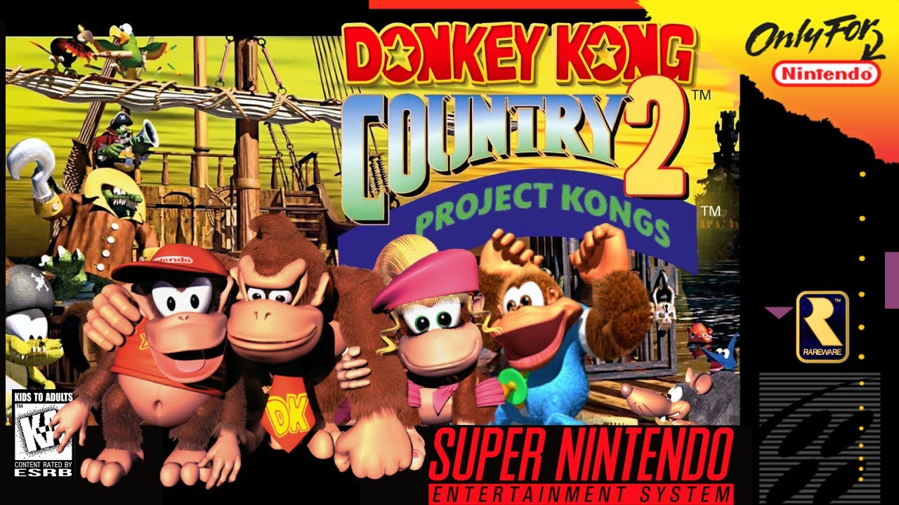 Donkey Kong Country 2: Project Kongs [SNES] 4 Kongs Hack