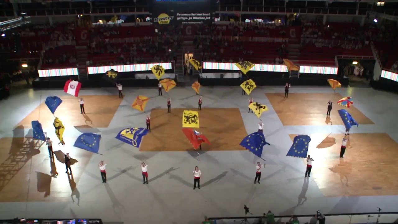 Europeade Turku 2017 - optreden Vlaamse Vendeliers