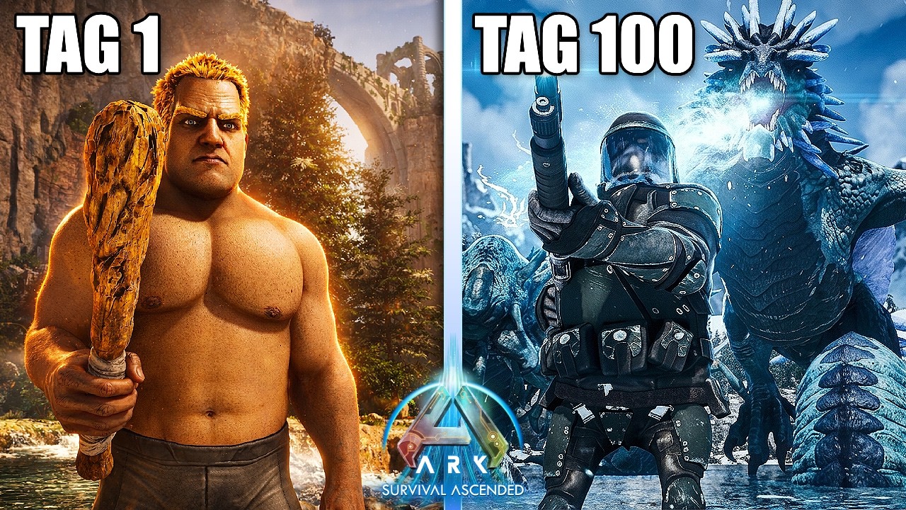 Ich habe 100 Tage ARK Ragnarok gespielt und das ist passiert...