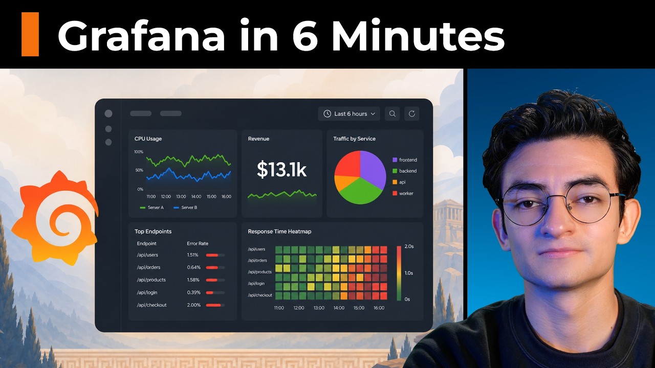 Grafana: руководство для начинающих | Что такое Grafana | Мониторинг с Prometheus и Grafana (2026)