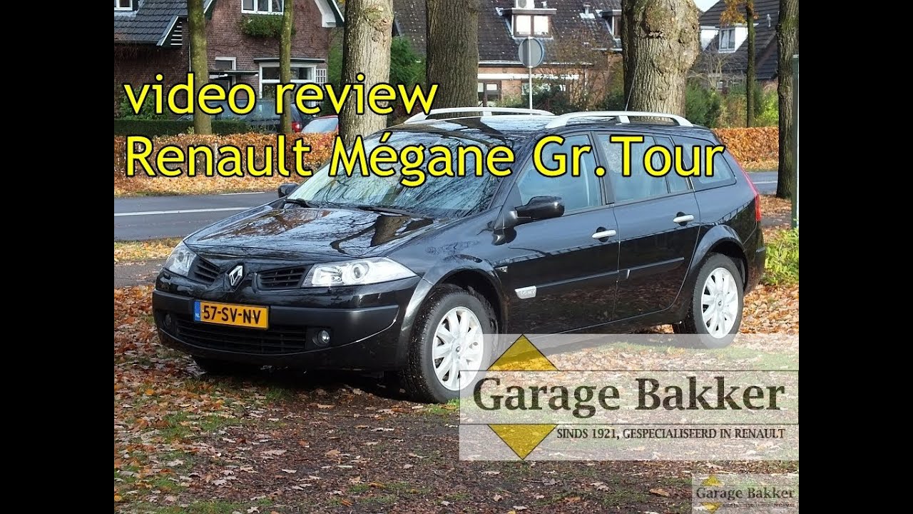 Video review Renault Mégane Grand Tour 1.6 16v Tech Line, 2006, 57-SV-NV