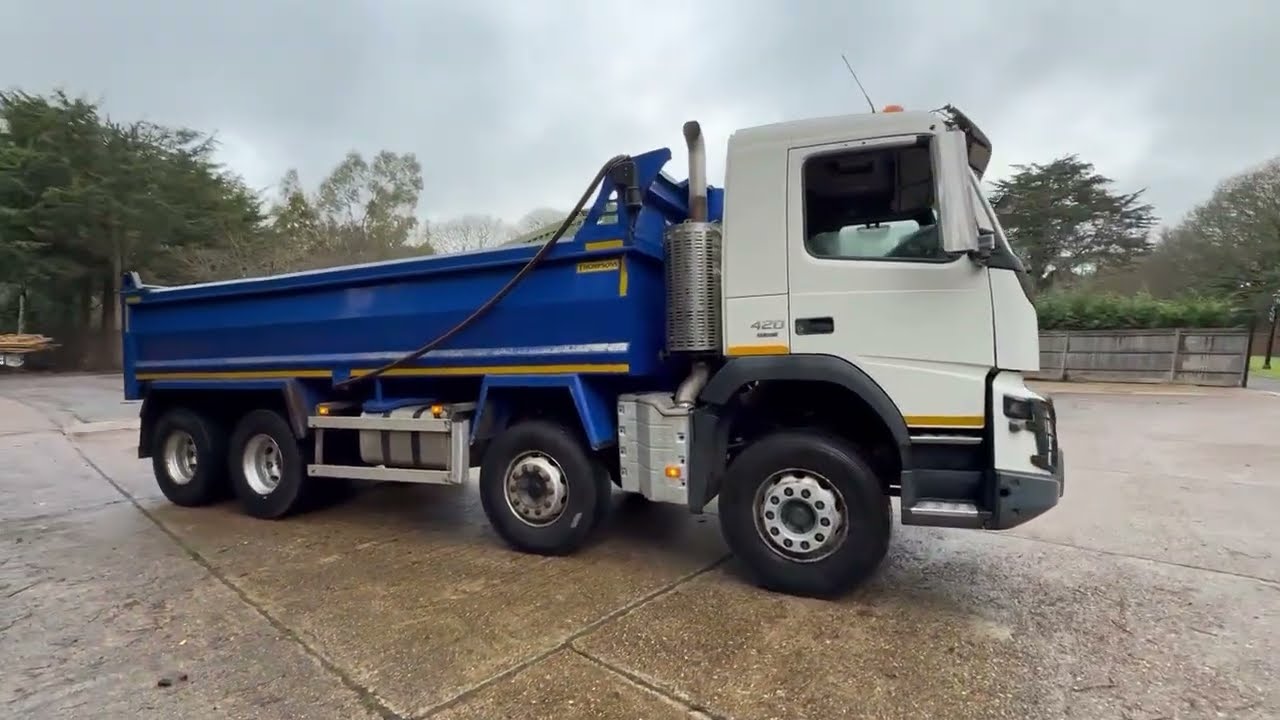volvo fmx420 steel body tipper gc17 urm video