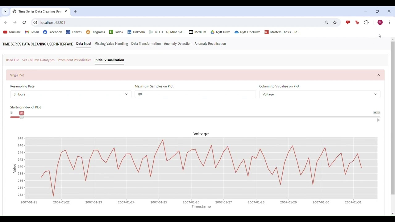 Time-Series Data Cleaning UI - Video Guide
