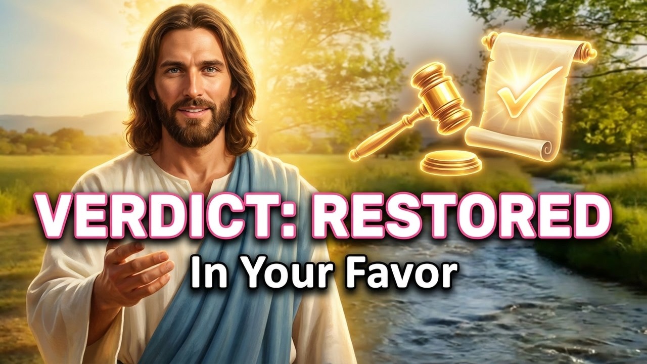God Message Today: The Verdict Is In Your Favor | Restoring Everything You Lost | jesusatthedoor