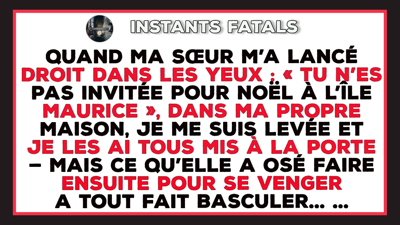 Ma Sœur M’a Regardé Et A Dit : « Tu N’es Pas Invité(e) À Noël À Hawaï » Mes Parents Se Sont Inclinés