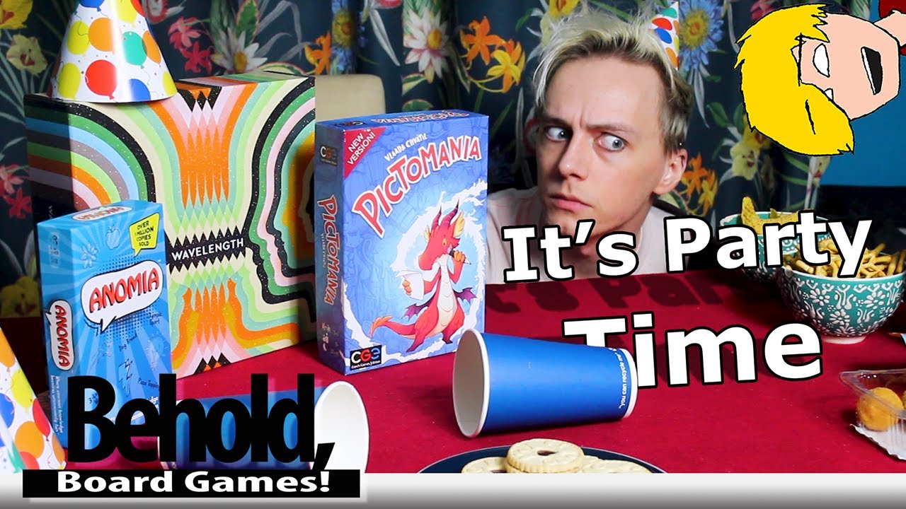 Games For Your Social Gatherings - Anomia, Pictomania and Wavelength - Behold, Board Games!