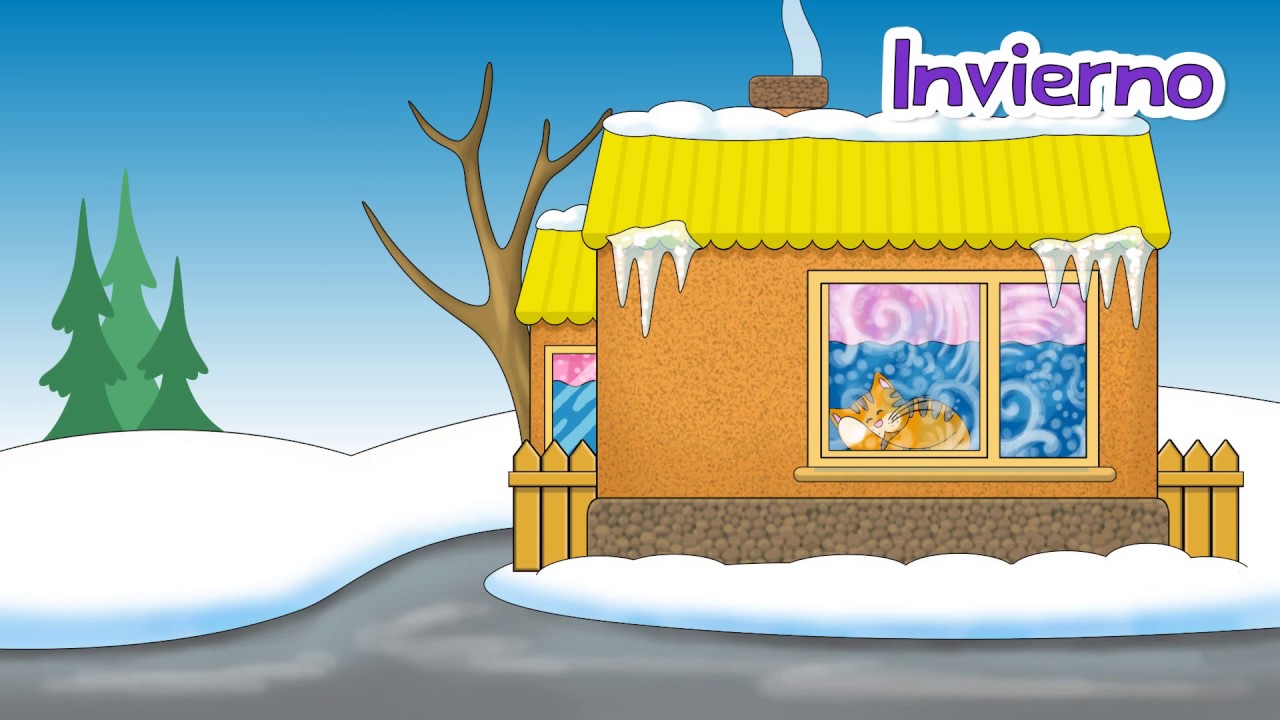 Las estaciones - The Seasons of the Year Spanish weather song for children