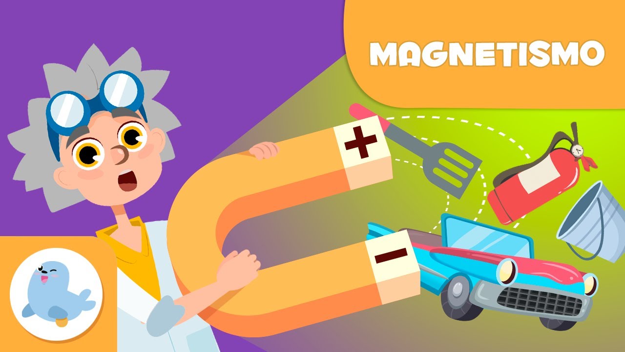 MAGNETISMO para niños 🔧🧲 ¿Qué son los imanes? 🧭 Ciencias para niños