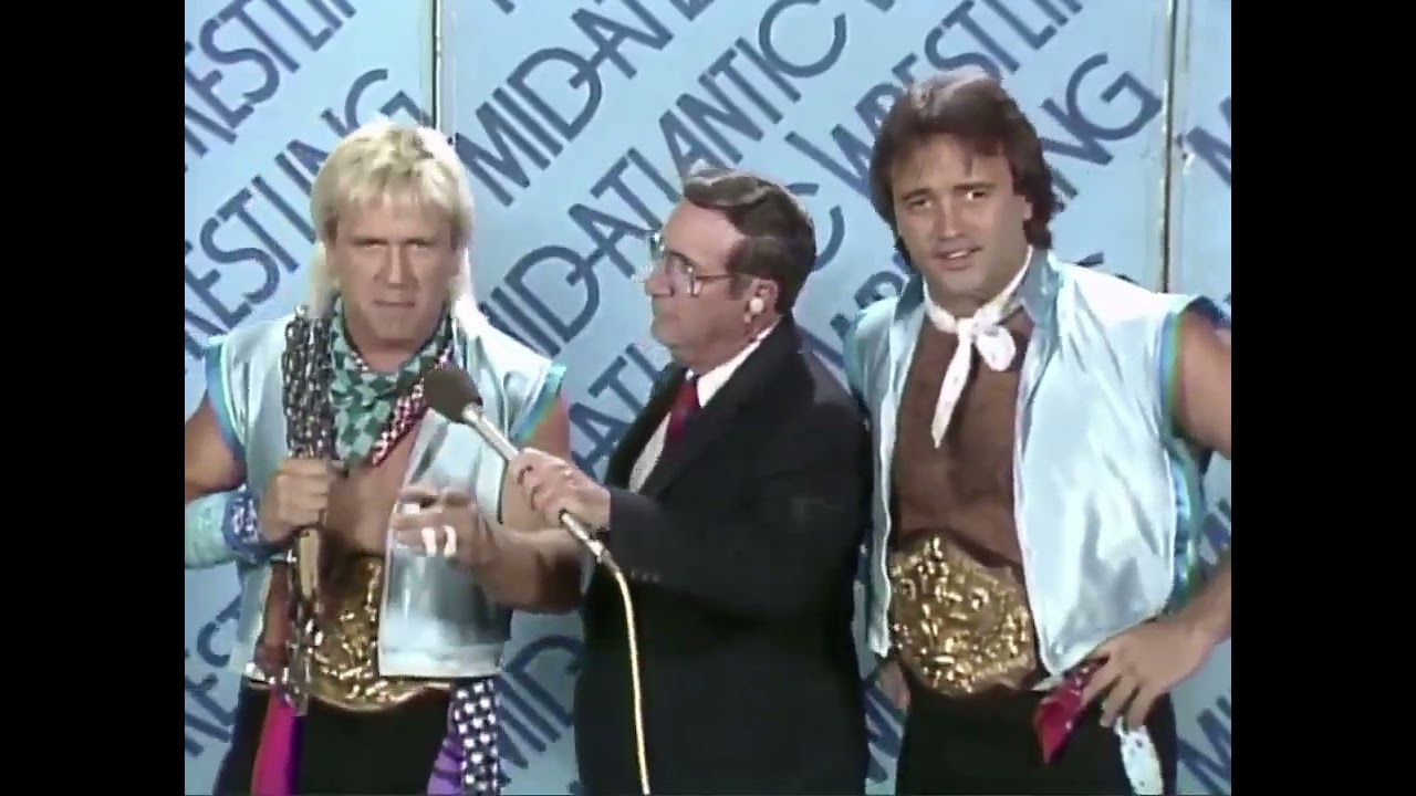 The Rock 'n' Roll Express cut a promo on the Russians