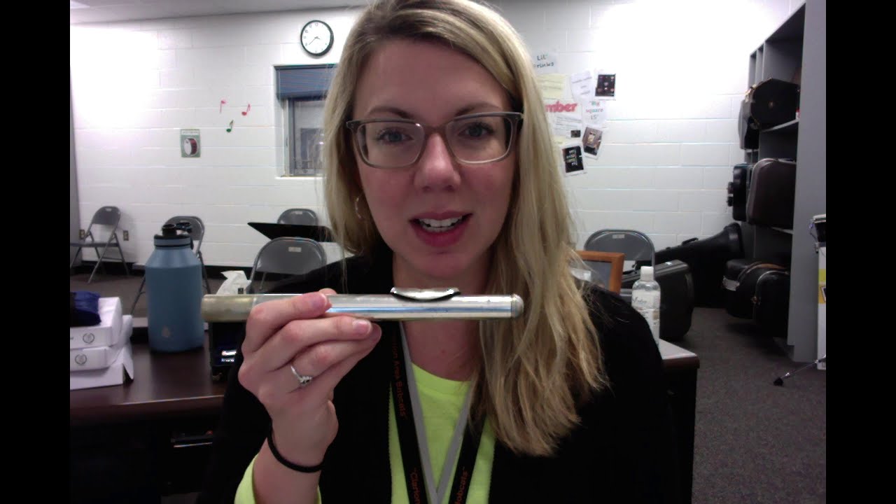 Mouth position on the flute
