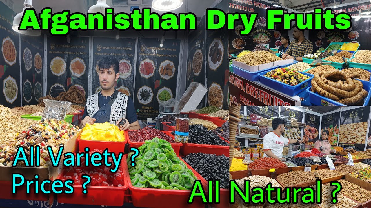 Afganisthan Natural Dry Fruits All Variety, Prices & Full Details in IIMTF | Mega Trade Fair 2024