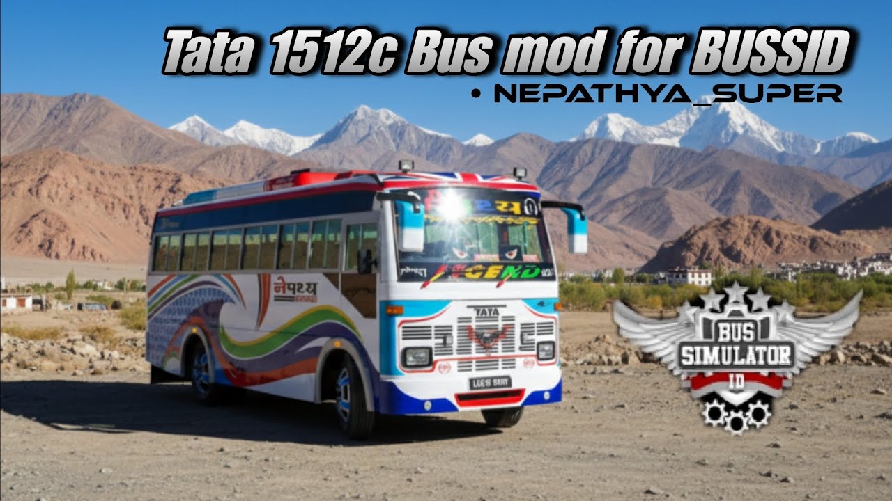 Модификация непальского автобуса Tata 1512c для BUSSID || Nepathya Express || @nepnex_mods @offic...