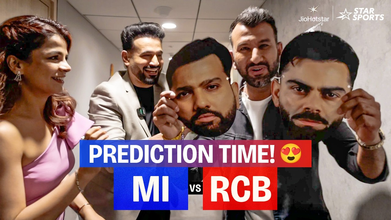 #MI vs #RCB: #IrfanPathan, #CheteshwarPujara, #FafduPlessis share their predictions! | #TATAIPL