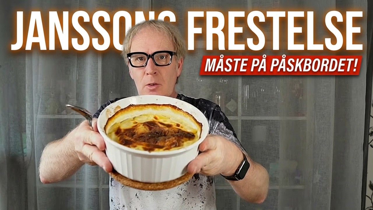 Varf&ouml;r Janssons frestelse &auml;r ett M&Aring;STE p&aring; p&aring;skbordet (Recept & Vlogg)