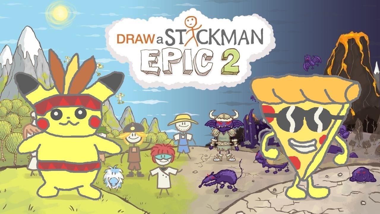 Draw a Stickman  Epic 2 - Pokemon Go Thanksgiving 2016 - Pikachu Native American Costume By Guide AZ