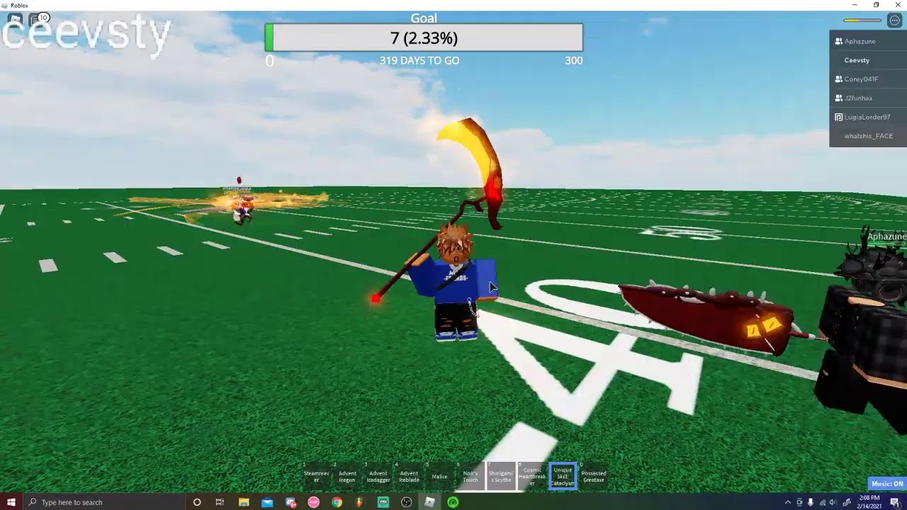 Playing Roblox with Aphasonic and friends