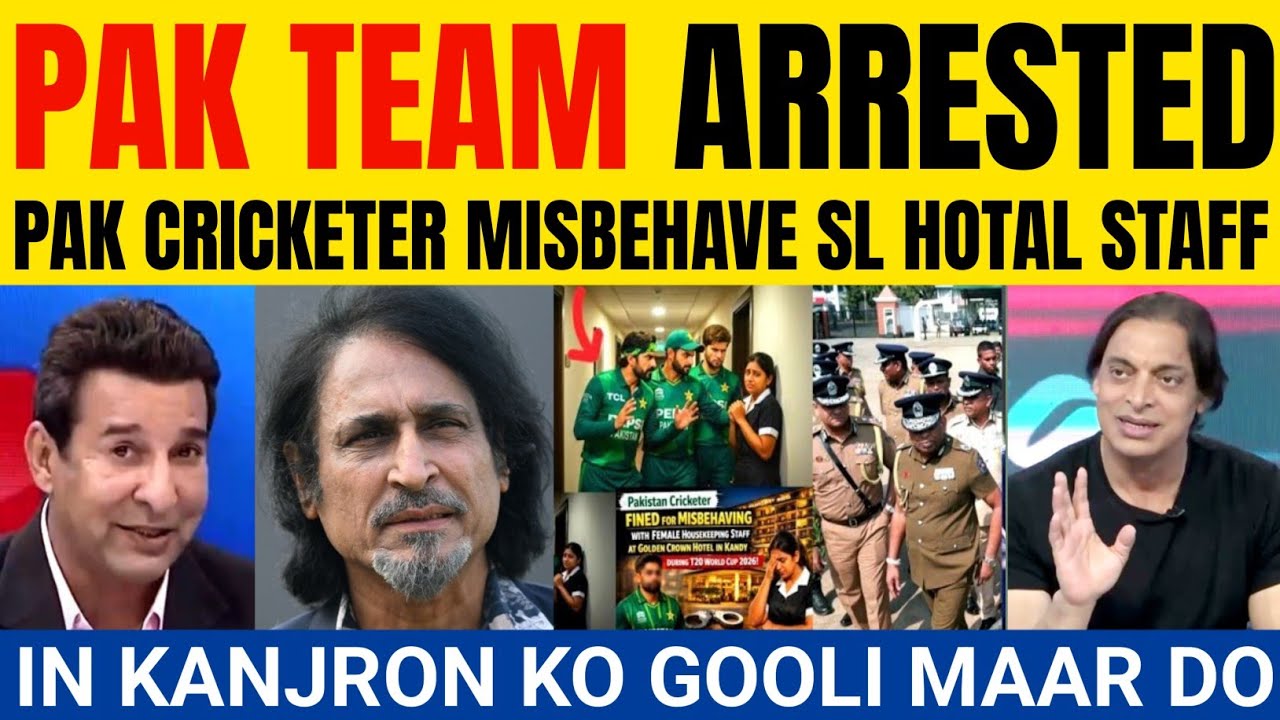 Pak Media Crying Babar & Entire Pakistan Team Misbehave With Female Hotel Staff In SL | Pak Reacts