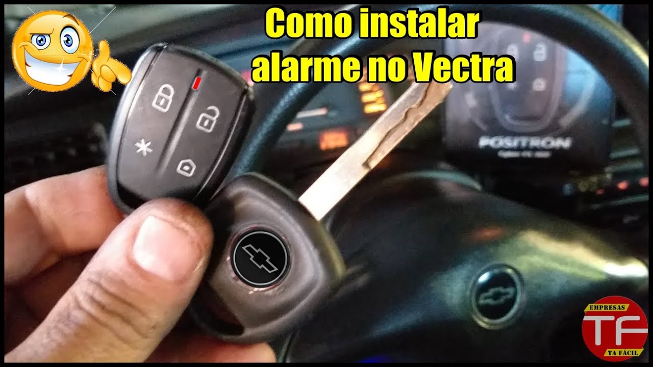 Como instalar alarme no Vectra + subida vidro e abertura de porta malas