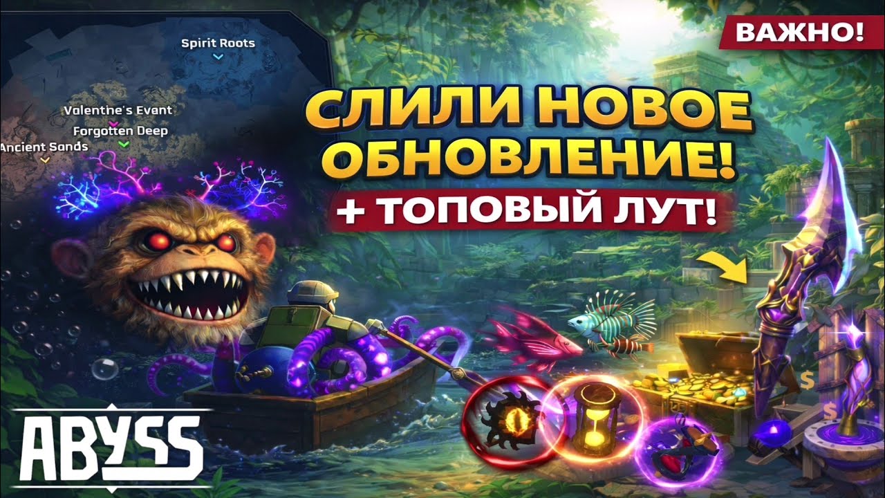 ABYSS — СЛИЛИ ВСЕ ОБНОВЛЕНИЯ 😱 4 НОВЫЕ ЗОНЫ, БОССЫ И ТОП-ЛУТ