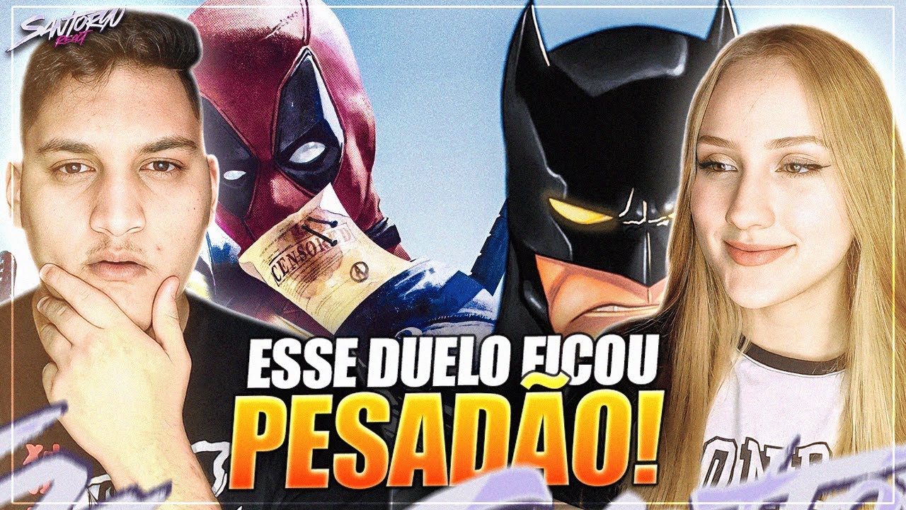 Batman VS. Deadpool | Torneio de Titãs ‪- REACT EM CASAL