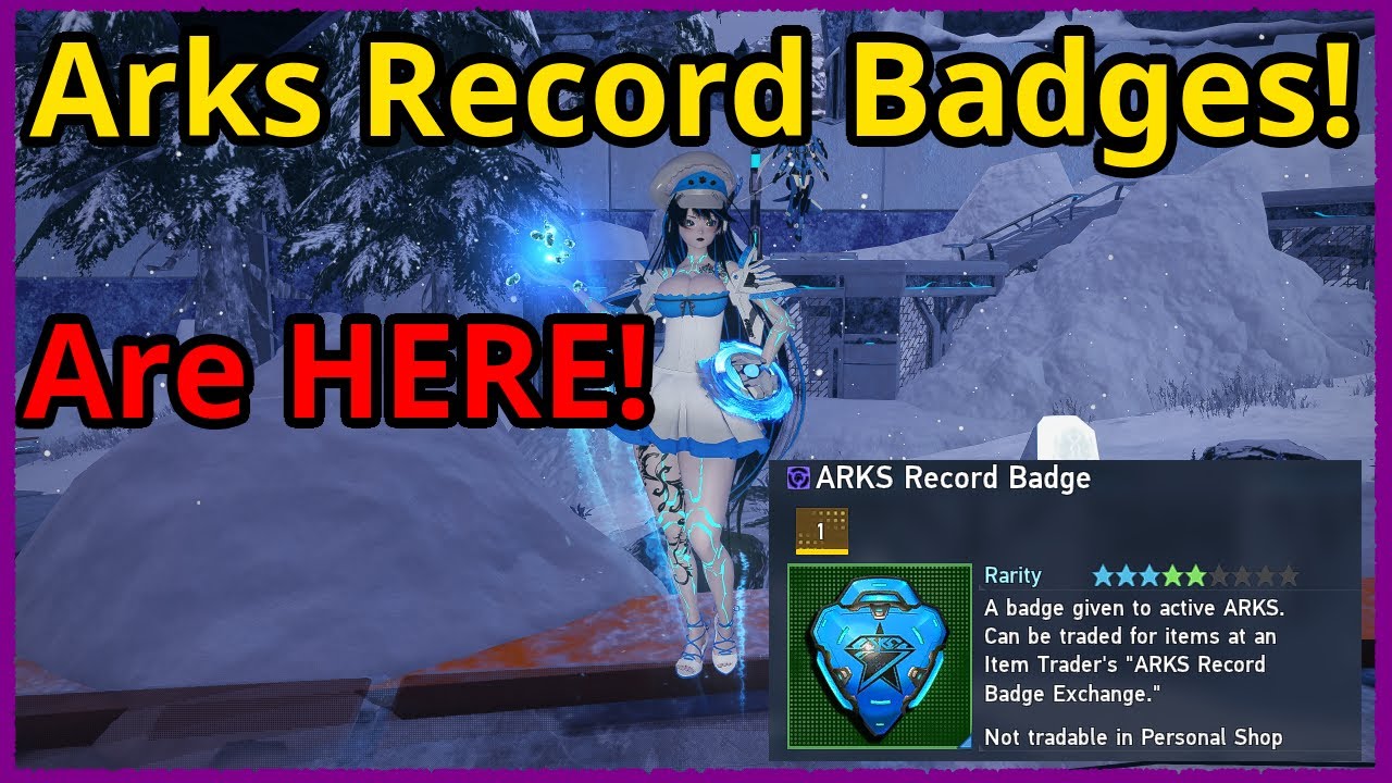 Pso2 NGS Arks Record and Record Badges is Finally HERE!!