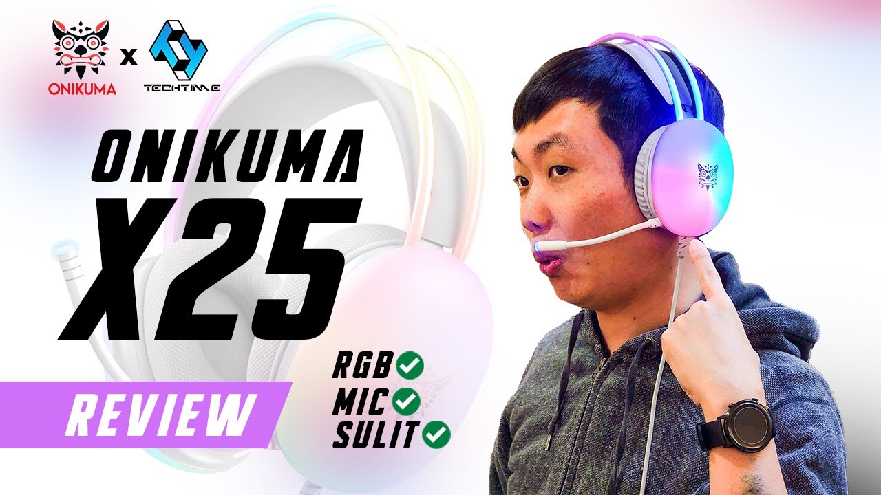 Sulit at 650pesos Headset! Onikuma X25 Review [Eng Subs] (Tagalog)