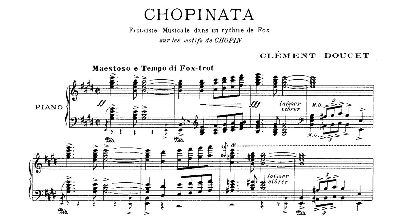 Cl&eacute;ment Doucet: Chopinata (Tharaud)
