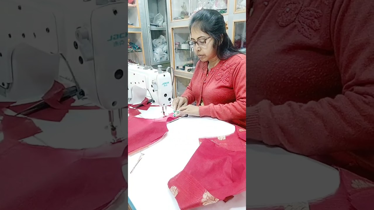 ইন্টারলক মেশিন নেই বলে চিন্তা করছো ব্লাউজের কাজ কিভাবে করবে? আমি দেখিয়ে দেবো আজকে ভালো করে দেখে নাও