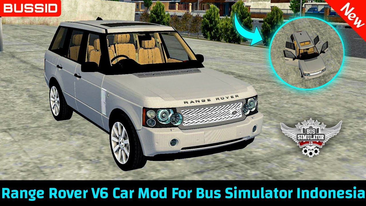 Range Rover V6 Car Mod For Bus Simulator Indonesia Download | Bussid Mods | BUSSID Car Mod | BUSSID