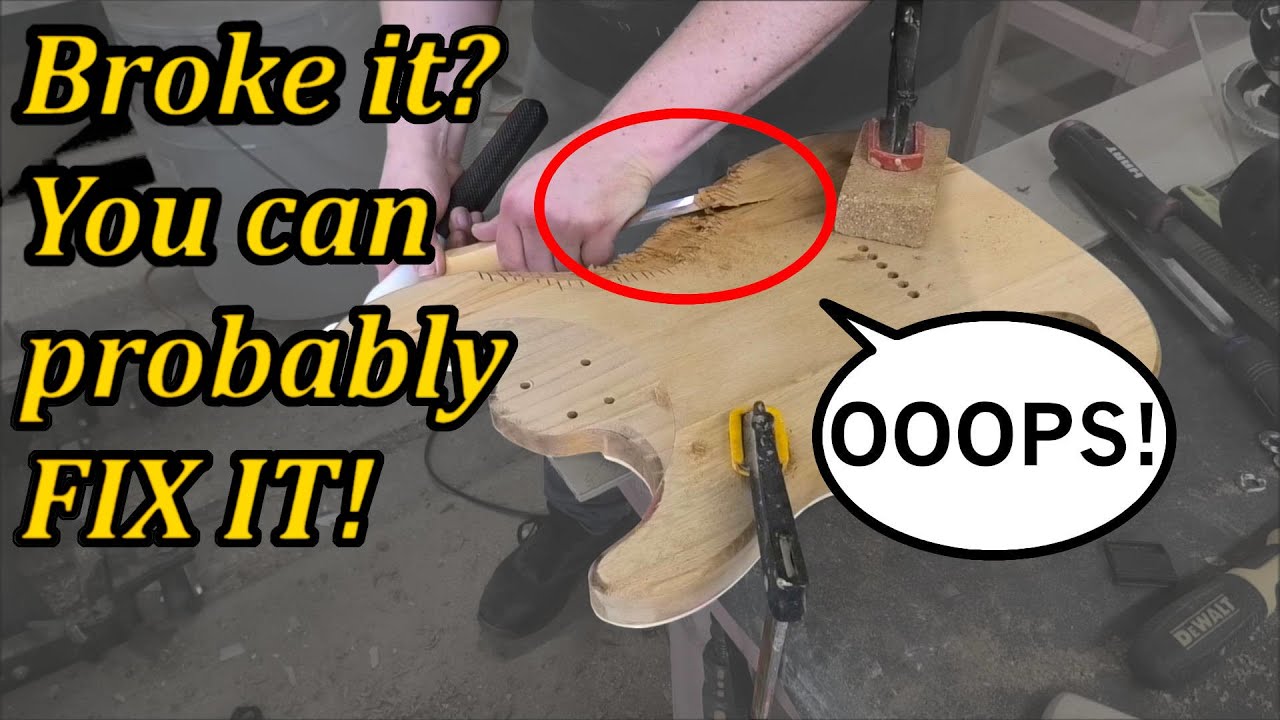 You can fix that guitar you damaged!