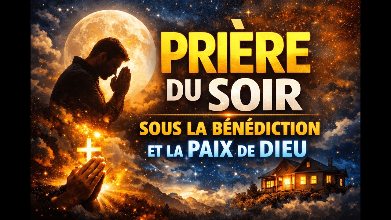 PRIÈRE DU SOIR – SOUS LA BÉNÉDICTION ET LA PAIX DE DIEU