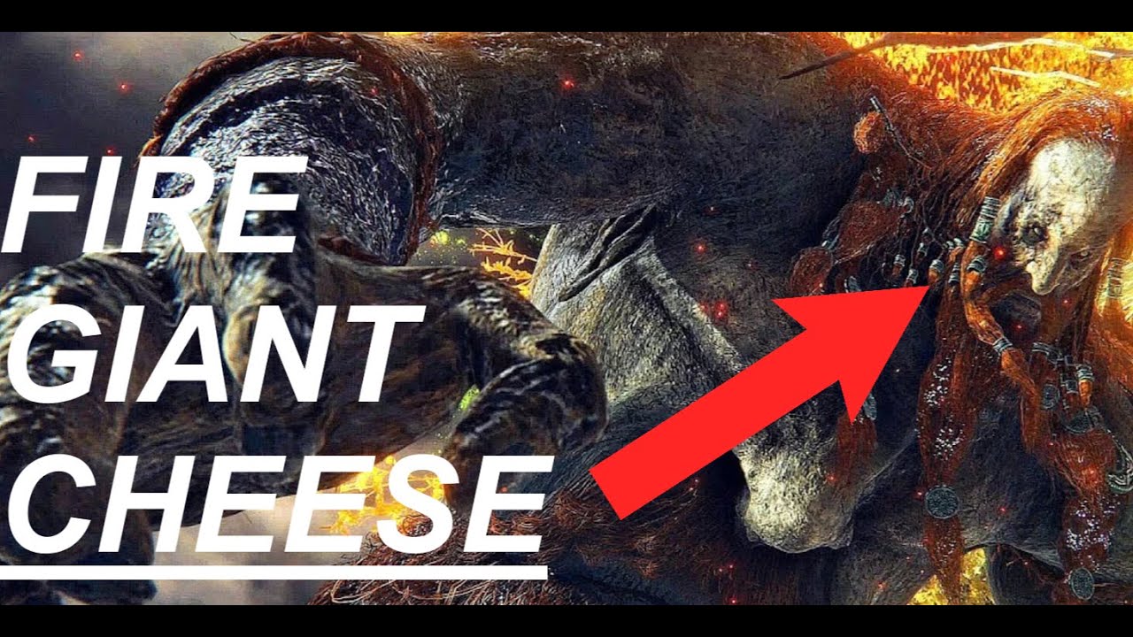 DESTROYING Fire Giant with OP weapon - Beating A Random boss Everyday [Day 11] - Bloodfiend's Arm