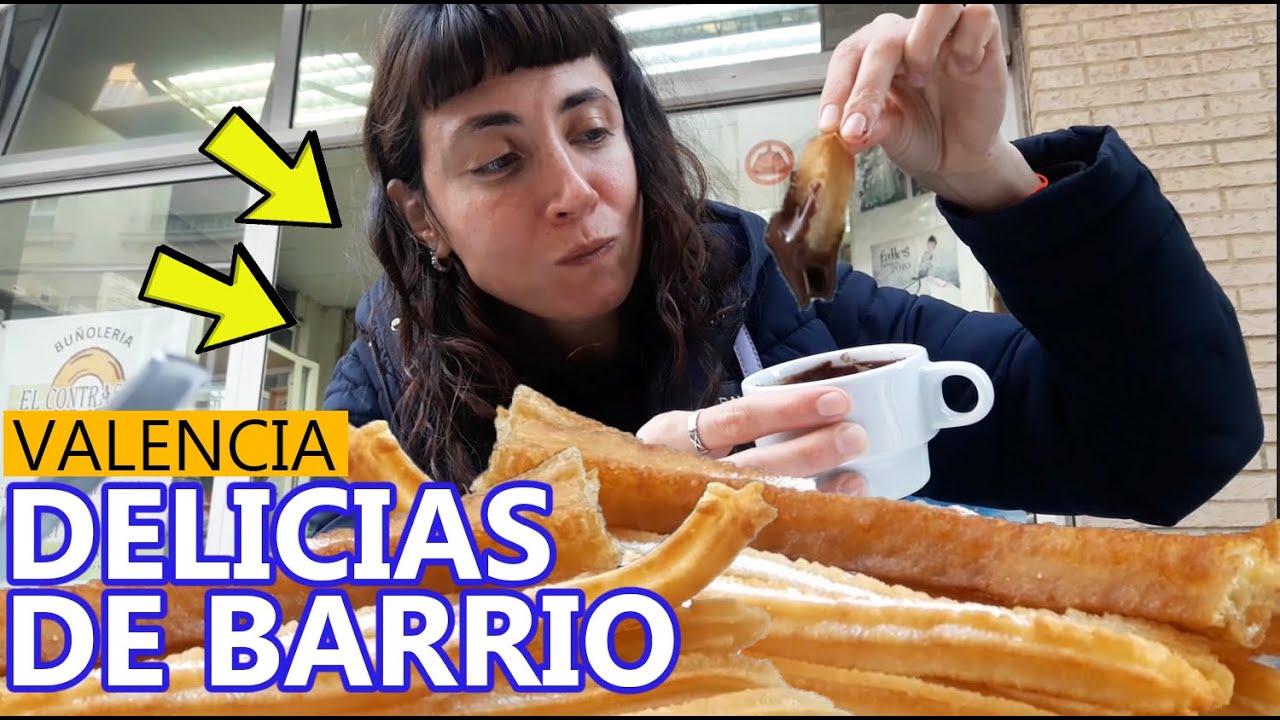 CHURROS con CHOCOLATE en RUZAFA | BARRIOS DE VALENCIA | VUELTALMUN