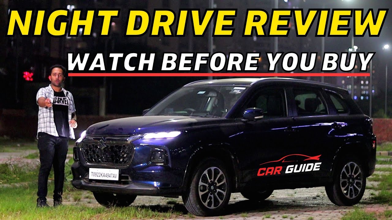 Grand Vitara Night Drive Review | Light Throw - Cabin Lights | Hyryder Rival🔥