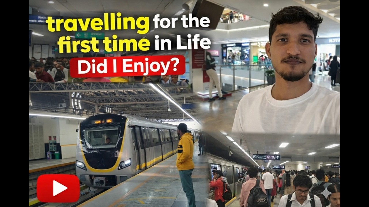 Travelling for the First time in Life | Bangalore Metro 🚇| Enjoyed or Disappointed?