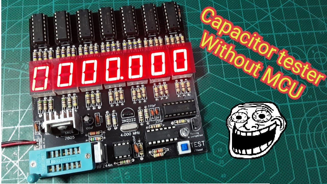 How to Make Capacitor Tester Without Arduino / Microcontroller