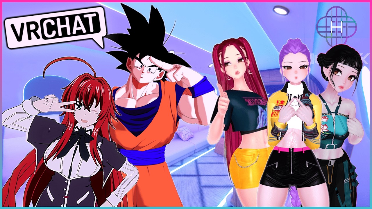 ¡Las Huntrix llegan al mundo de Goku! | Dragon Ball VRChat