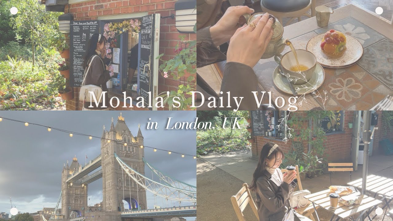 vlog ✿ ロンドン. カフェ. 観光スポット巡り. 博物館巡り. 秋冬コーデ. ヨーロッパ旅. 女子旅.