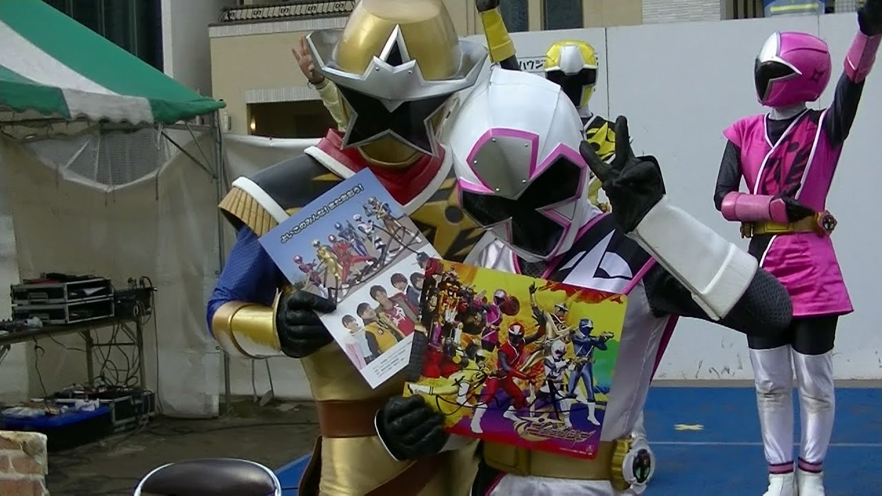 手裏剣戦隊ニンニンジャーショー サイン会とお別れのあいさつ 2回目 2015.10.12 Shuriken Sentai Ninninger